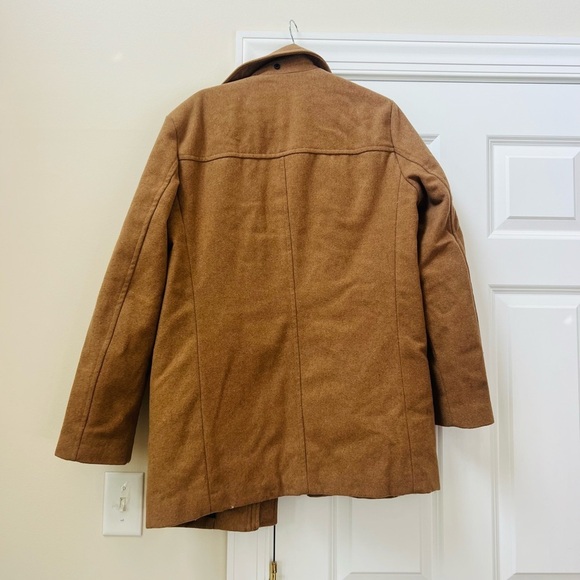 Dockers Tan Coat with Classic Collar - Picture 8 of 9